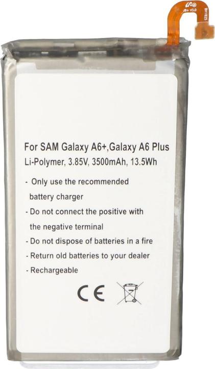 Actual product image AccuCell Battery Samsung Galaxy A6+, Galaxy A6 Plus