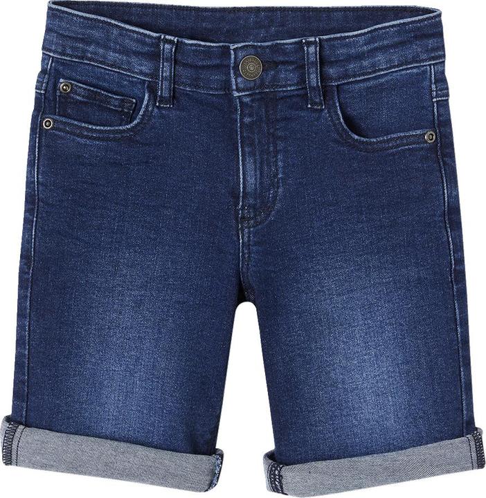Vertbaudet Jungen Jeansshorts BASIC OEKO-TEX®, Bundweite verstellbar