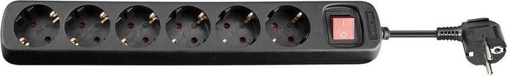 Immagine prodotto MicroConnect Presa Schuko a 6 vie 5M nera (6 x, CEE 7/3)