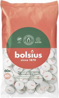 Bolsius Bougies à chauffe-plat 6pc 60pc (60 pcs)