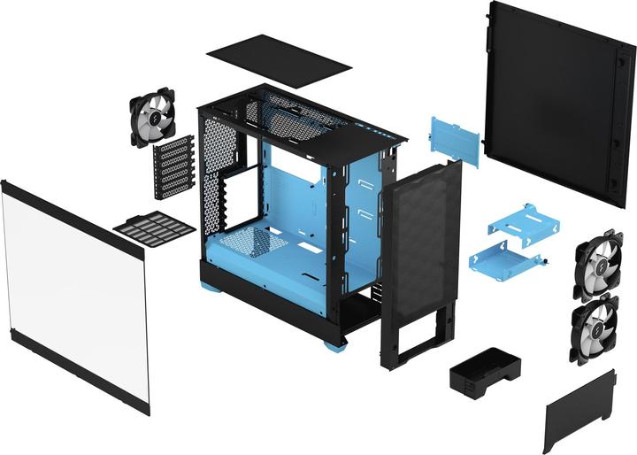 Actual product image Fractal Pop Air RGB TG (mATX, Mini-ITX, ATX)