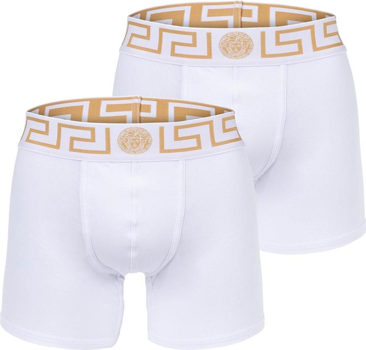 Immagine prodotto Versace Bi-Pack Trunk Jersey Topeka Bi-Stretch Cotton Organic New Logo (L, Confezione da 2)