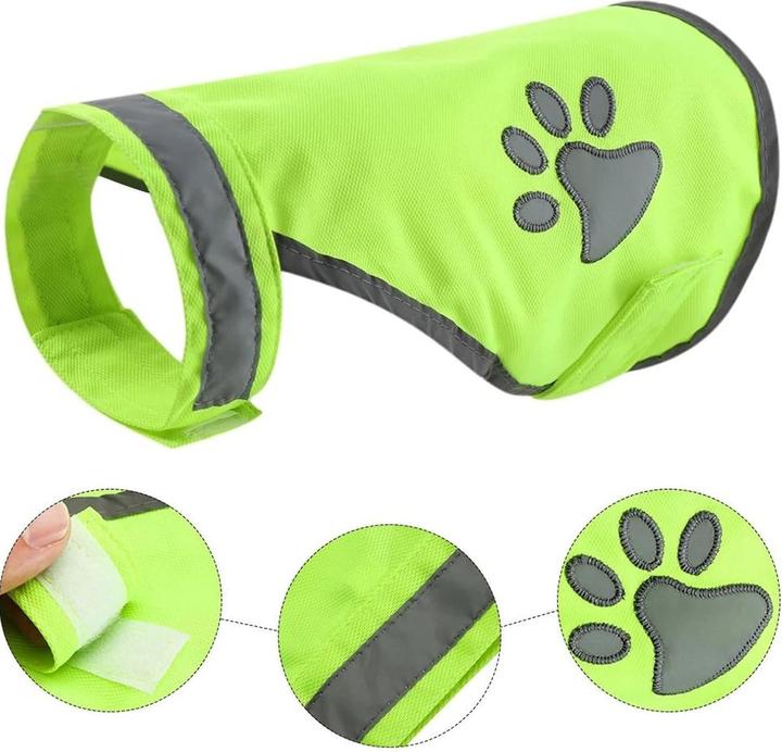 Produktbild Cbx Hochsichtbare Reflektierende Hundeweste, Sicherheitsweste für Hunde - Grösse S (S, Hundeweste)