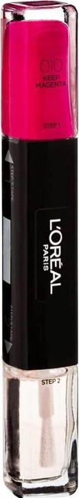 Actual product image L'Oréal Paris Vernis à Ongles Infaillible Gel No.10 (Keep Magenta, Gel-Effect Nail Polish)