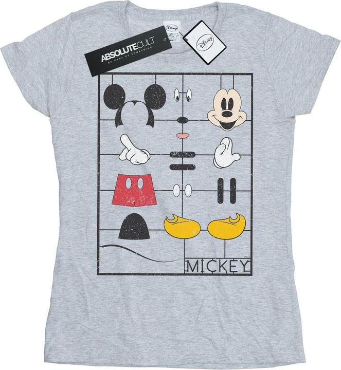 Immagine prodotto Disney Mickey Mouse Construction Kit Maglietta Donna (L)