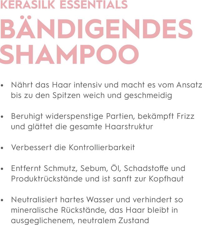 Produktbild Kerasilk Essential - Smoothing Shampoo (750 ml, Flüssiges Shampoo)