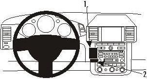 Actual product image Brodit 853236 Nissan Murano car mount