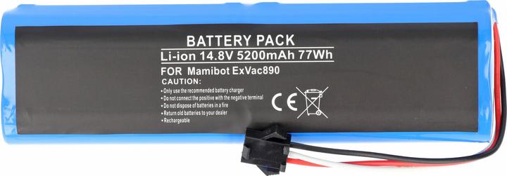 Immagine prodotto AccuCell Batteria da 5200 mAh adatta per MAMIBOT eXVAC 890 Batteria tipo SUN-INTE-279, 4INR19/66-2, 5200 (1 pz., 5200 mAh)