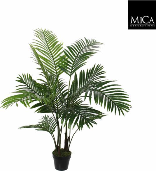 Mica Palmier artificiel Areca Palm Decorations H 110 cm Ø 100 cm vert (120 cm)