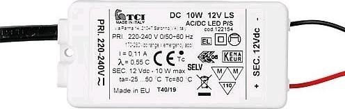 Image du produit TCI Alimentation 12VDC10W LS