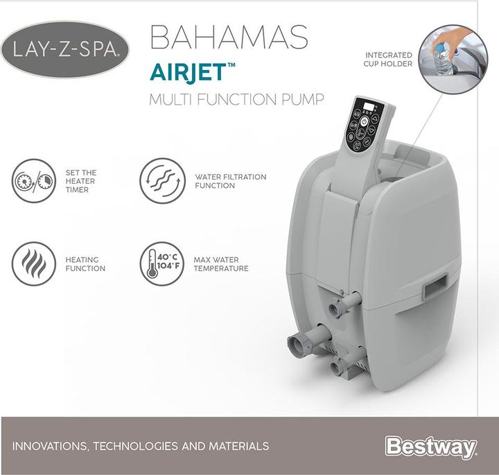 Produktbild Bestway Lay-Z-Spa Bahamas (4 Pers.)
