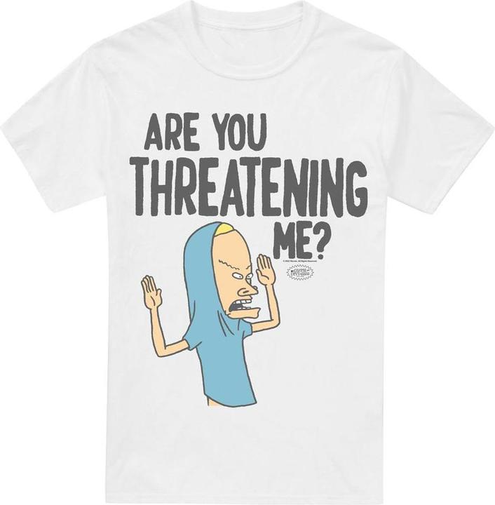 Actual product image Universal Textiles Mens Are You Threatening Me? T-Shirt (M)