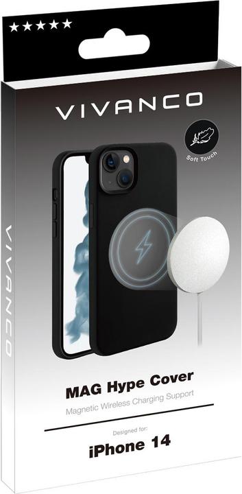 Image du produit Vivanco Mag Hype mobile phone case (6.1") Cover Black (Apple iPhone 14)