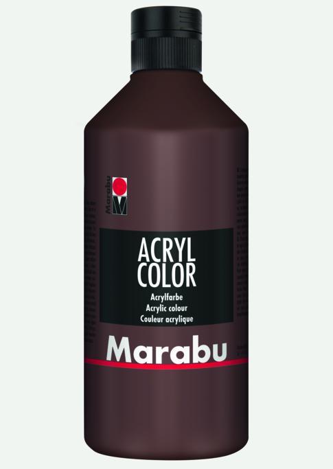 Actual product image Marabu Acrylic Color (Brown, 500 ml)