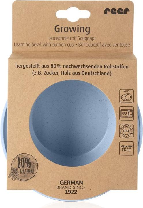 Produktbild Reer Growing Bowl mit Saugnapf blau