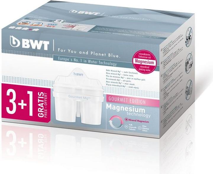 Actual product image BWT Filter cartridges Magnesium Mineralized Water 3+1 value pack (4 x)