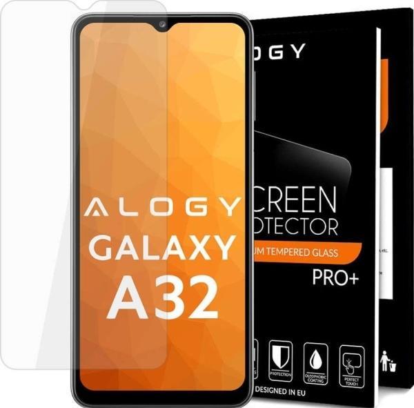 Actual product image Alogy tempered glass for the screen of the Samsung Galaxy A32 4G (1 Piece, Samsung Galaxy A32)