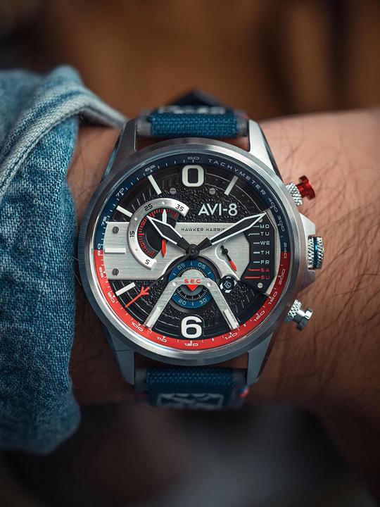 Produktbild AVI-8 AV-4056-09 Hawker Harrier Dual Retrograde (Chronograph)