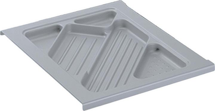 Actual product image Hettich Systema Top 2000 material drawer, EB 392 mm, aluminium finish (1 pcs.)
