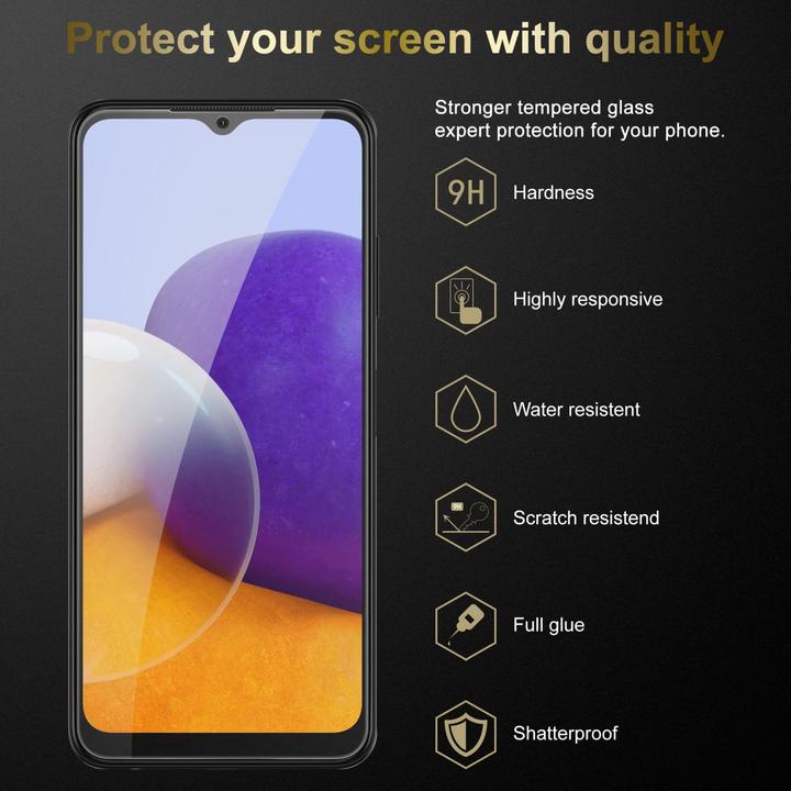 Produktbild Cadorabo Displayschutzglas (3 Stück, Samsung Galaxy A22 5G)