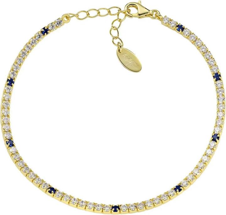 Amen Tennis Armband (19 cm, Silber 925)