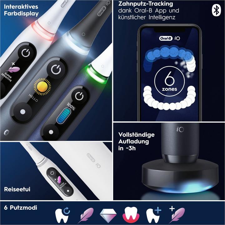 Actual product image Oral-B iO 8 + Sensitive (Oscillating toothbrush)