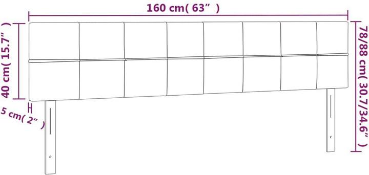 Produktbild VidaXL Alyssa (160 x 5 x 88 cm)