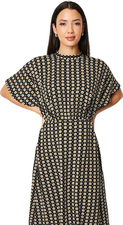 Actual product image Principles Womens/Ladies Geometric High-Neck Midi Dress (36 D)