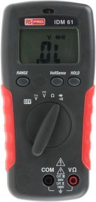Rs Pro IDM61 Digital Multimeter (CAT II, CAT III)