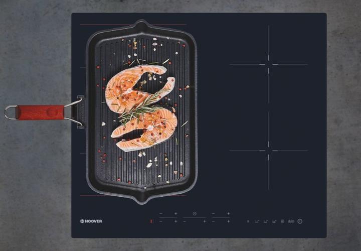 Produktbild Hoover H-HOB 700 INDUCTION HIES644DC Schwarz Einbau-Induktionskochfeld 60 cm 4 Herd(e)