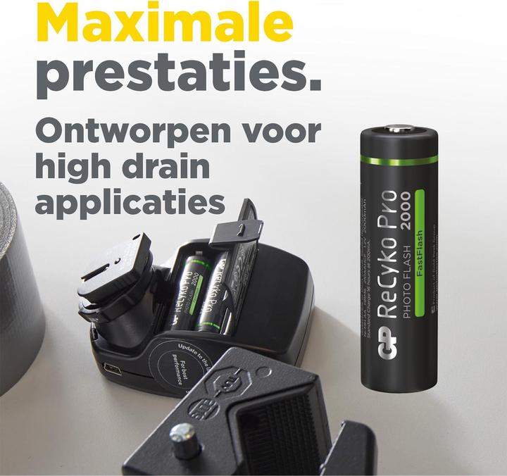 Immagine prodotto GP Batteries ReCyko Pro AA/Mignon (4 pz., AA, 2000 mAh)