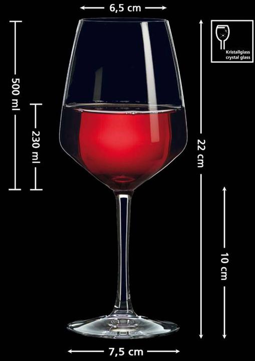 Produktbild Ritzenhoff & Breker Burgunderglas "MAMBO", 0,5 l (50 cl, 4 Gläser, Rotweingläser)