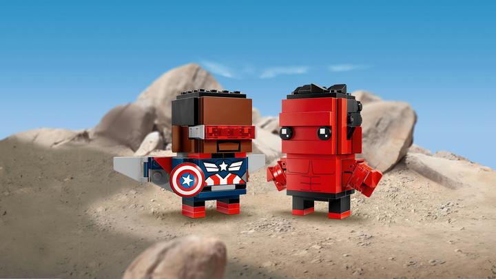 Immagine prodotto LEGO BrickHeadz Super Heroes Captain America & Red Hulk (40668, LEGO Brickheadz)