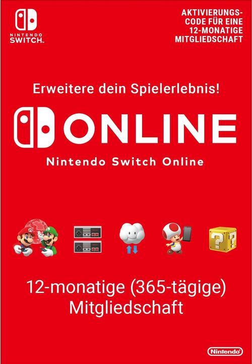 Actual product image Nintendo Switch OLED model (white) - Mario Kart 8 Deluxe + Switch Online membership (12 months)
