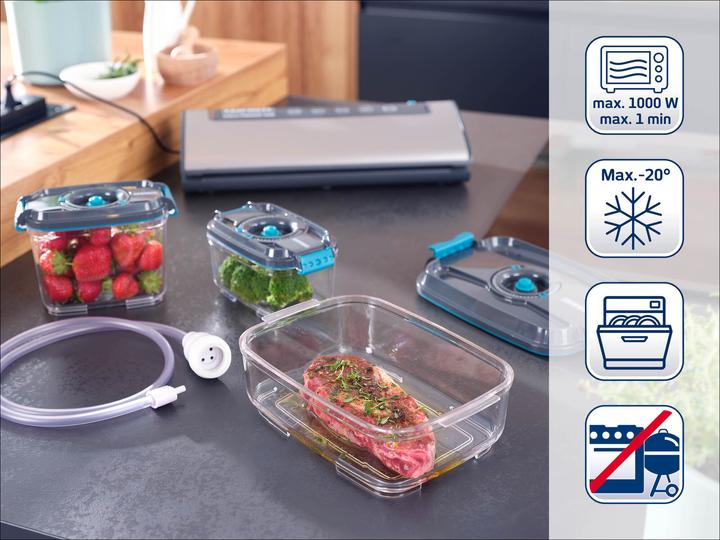 Actual product image Leifheit Vacuum food storage box set (1.40 l)