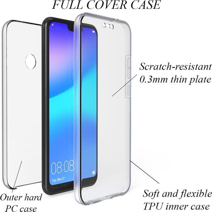 Image du produit Nalia Étui pour téléphone portable 360 degrés (Huawei P20 Lite)