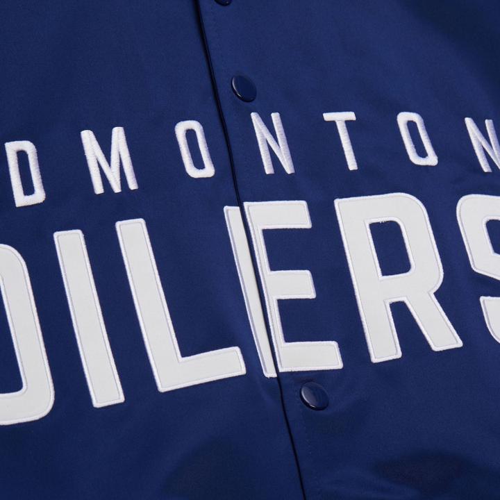 Produktbild Mitchell & Ness M&N Heavyweight Satin Jacket NHL Edmonton Oilers - S (S)