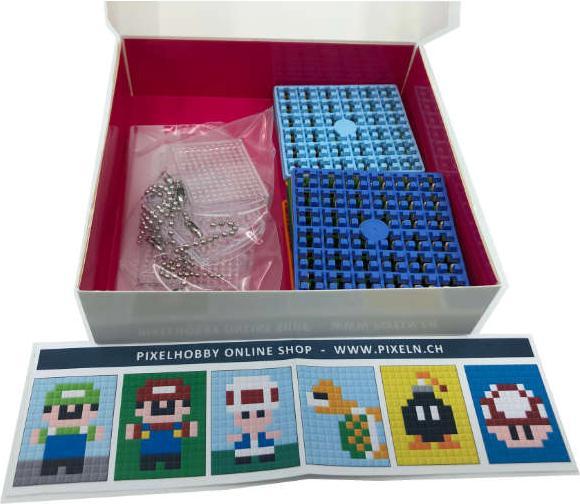 Actual product image pixeln.ch Schlüsselanhänger 6er Geschenk Set - Super Mario