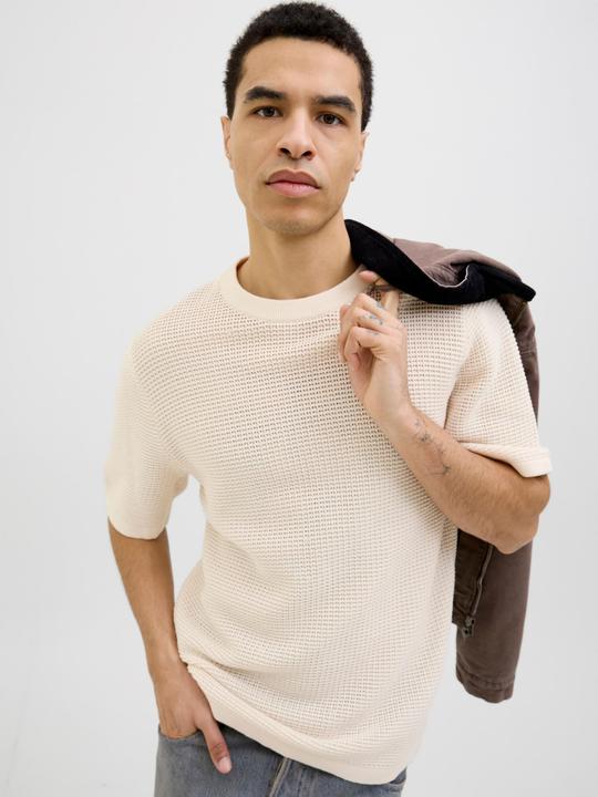 Image du produit Jack & Jones Gestreift Gestricktes T-Shirt Gestricktes T-Shirt (XS)