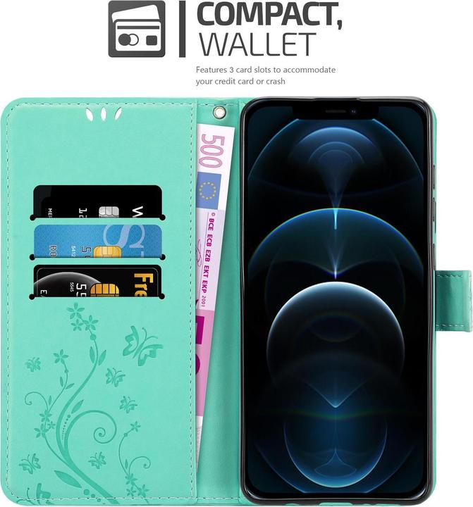 Immagine prodotto Cadorabo Copertina del libro a fiori (Apple iPhone 13 Pro Max)