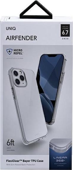 Produktbild Uniq Unique Air Fender iPhone 12 Pro Max 6.7 case, clear (Apple iPhone 12 Pro Max)