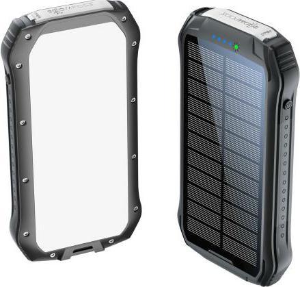 Produktbild Boompods Neutron Solar Powerbank 10.000mAh schwarz (10000 mAh, 37 Wh)