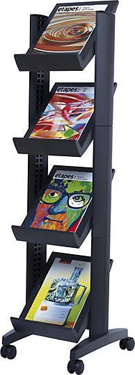 Actual product image kaiserkraft Mobile brochure stand (A4)