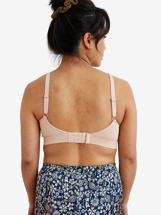 Produktbild Vertbaudet 2er-Pack nahtlose Bustiers für Schwangerschaft und Stillzeit mit Spitze (XXL)
