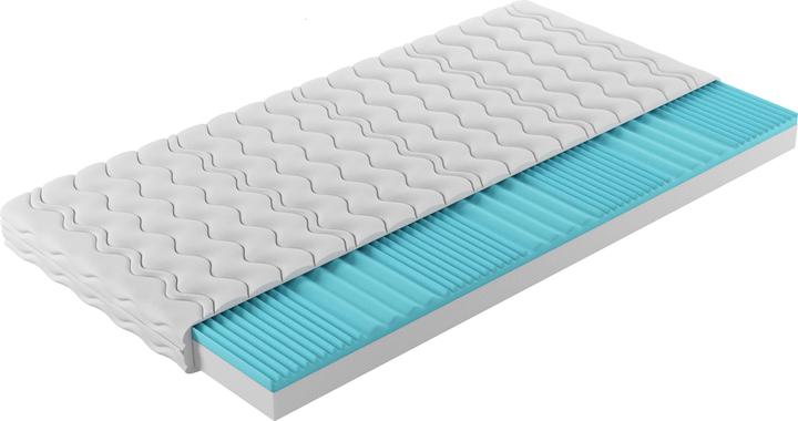 ADRK Furniture Matelas en mousse CARL 200x200 cm (200 x 200 cm, Noyau de mousse)