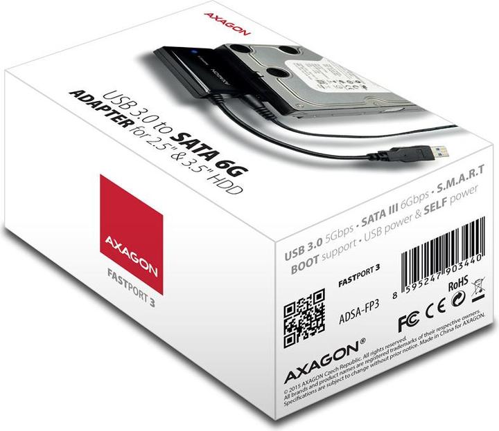 Actual product image Axagon FastPort3
