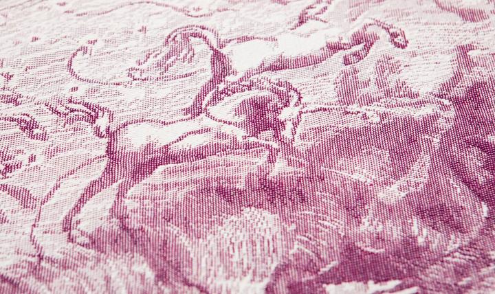 Actual product image Lennylamb Galleons Burgundy & Cream