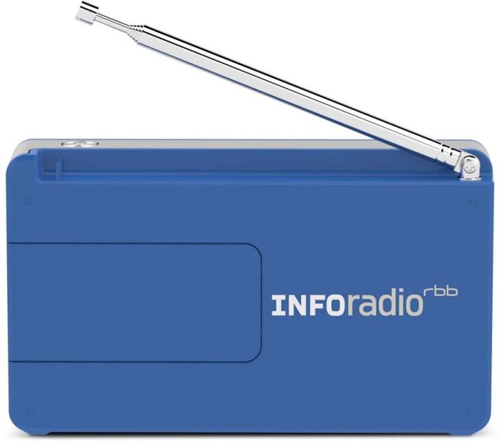Produktbild TechniSat DigitRadio 1 Inforadio-Edition rbb dunkelbau/silber (FM)