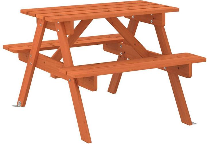 Image du produit VidaXL Table de pique-nique pour 4 enfants avec trou pour parapluie
