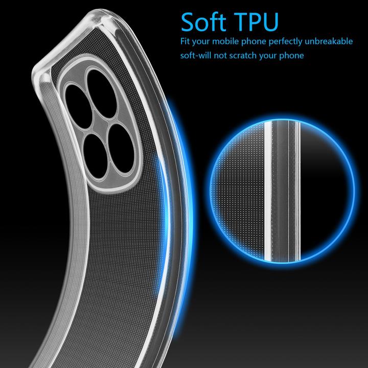 Image du produit Cadorabo Coque pour Xiaomi RedMI Note 14 Pro 5G / Poco X7 TPU Ultra Slim AIR (Xiaomi Redmi Note 14 Pro 5G, Xiaomi Poco X7 Pro)